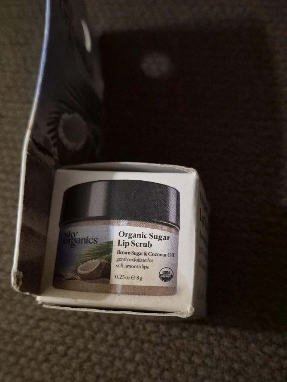 Sky Organis-Organic Sugar Lip Scrub - Brown (3)